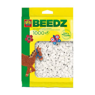 B&Q -  Iron On Beads 1000 White