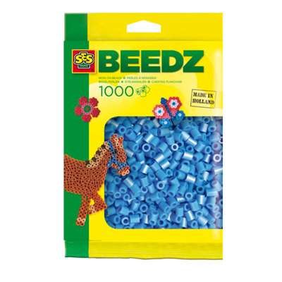 B&Q -  Iron On Beads 1000 Sky Blue