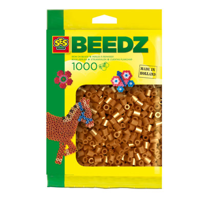 B&Q -  Iron On Beads 1000 Brown