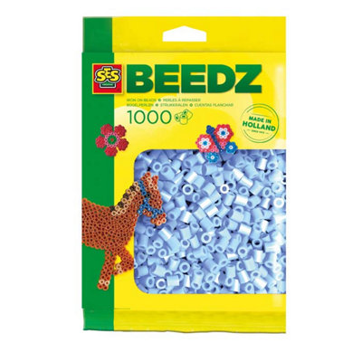 B&Q -  Iron On Beads 1000 Light Blue