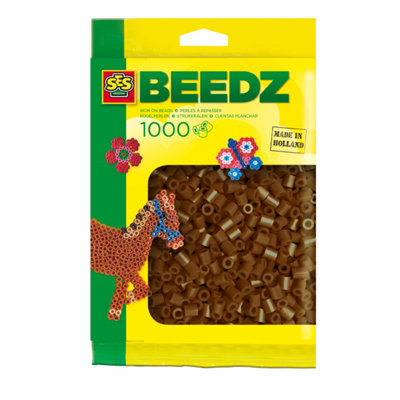 B&Q -  Iron On Beads 1000 Dark Brown