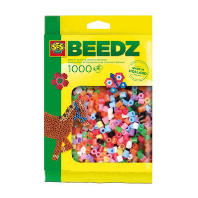 B&Q -  Ses Beedz Iron On Beads 1000 Basic Mix
