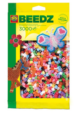 B&Q -  Iron On Beads 3000 Mix Glitter