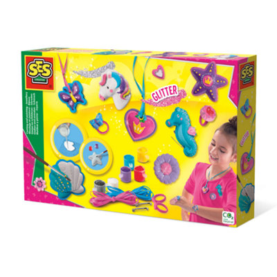 SES Creative - Casting and Painting Jewellery Set - Kids DIY Craft Kit - Image 6