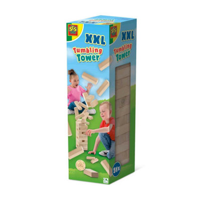 SES Creative - Tumbling Tower Set - Extra Large - Garden Game - Image 5