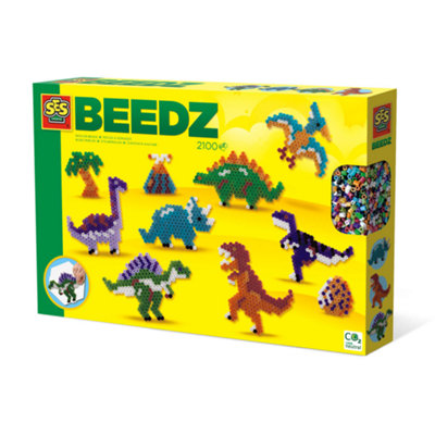 B&Q -  Ses Dino World Iron On Beedz Kit