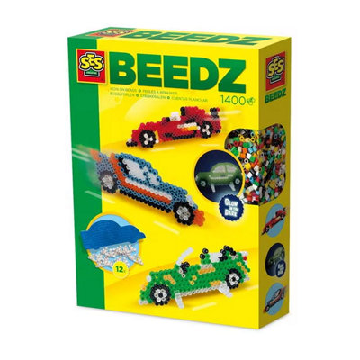 B&Q -  Ses Car Iron On Beedz Craft Kit