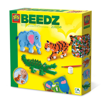 SES Creative - Beedz Safari Animals Iron On Beads Kit - 2000 Piece - Image 5
