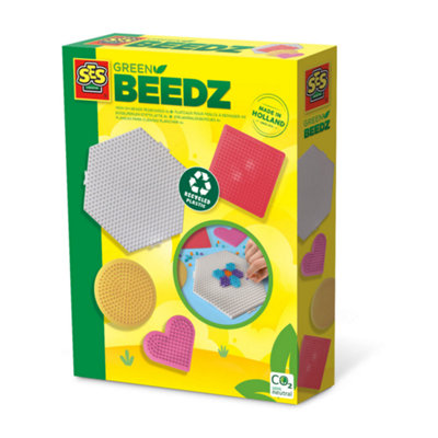 SES Creative - Beedz Iron On Bead Pegboard - 4 Piece Set - Image 4