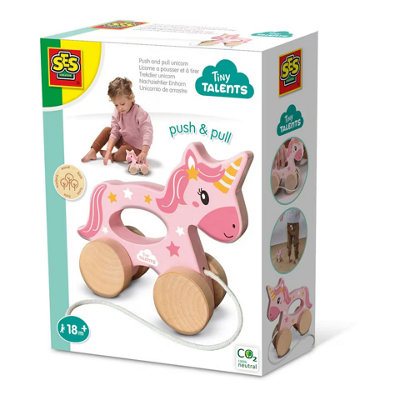Ses Creative Push And Pull 2 In 1 Wooden Unicorn Multi - Image 3