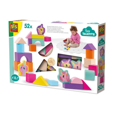 Ses Creative  Kids Wooden Building Blocks Unicorn 52Pcs -  - Image 7