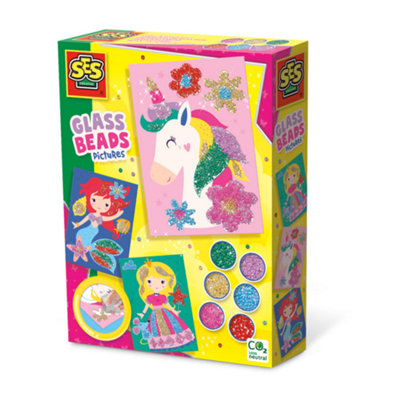 B&Q -  Ses Glass Beads Pictures Craft Kit