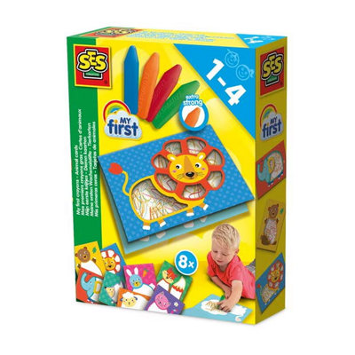 Ses Creative My First Crayons Animal Cards Size 20 - Image 5