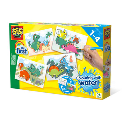 Ses Creative Unisex Multicolor Colouring With Water - Dinos | Size: 1 Pack - Image 4