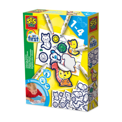 B&Q -  Ses My First Colouring Stickers Kit