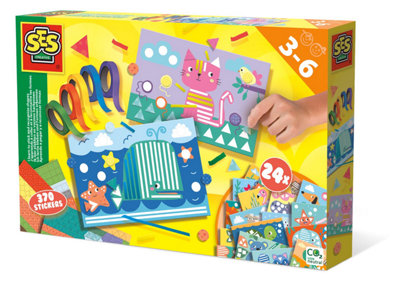 SES Creative - I Learn To Stick and Recognize Shapes - Educational Toy - Image 3