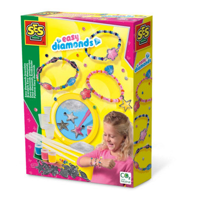 B&Q -  Ses Easy Diamonds Bracelets Craft Kit