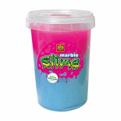 B&Q -  Marble SlimeBlue And Pink 200Gr