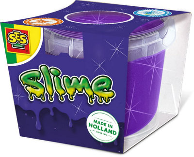 B&Q -  Purple Glitter Slime 140G