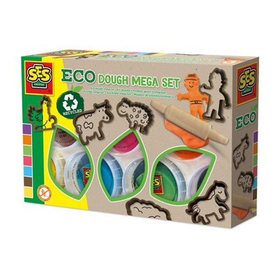 B&Q -  Eco Dough Mega Set (7X90Gr With Tools)
