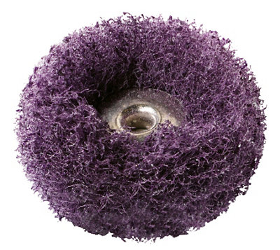Dremel Ez Speedclic Sponge Abrasive Buff (Dia)25Mm, Pack Of 2 Purple