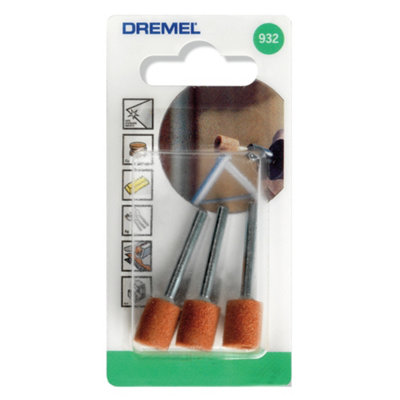 B&Q -  Grinding Stone (Dia)9.5mmPack Of 3