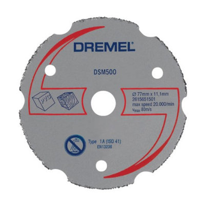 Dremel Dsm500 Multipurpose Carbide Cutting Blade (To Fit: Dremel Dsm 20 Compact Saw) (2615S500Jb) from B&Q