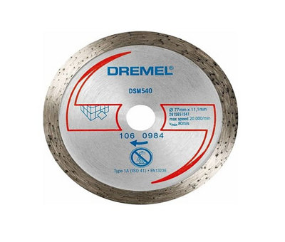 Dremel Dsm540 Diamond Tile Cutting Blade (To Fit: Dremel Dsm 20 Compact Saw) (2615S540Jb) from B&Q