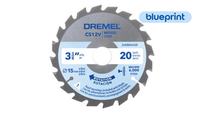 Dremel Cutting Dremel Blueprint Wood Blade (Cs500) 2608846431 from B&Q