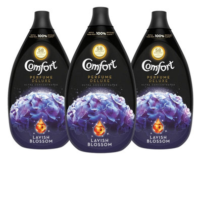 Comfort Perfume Deluxe Nectar Fabric Conditioner 58 Washes, 870Ml, 3Pk Heavenly