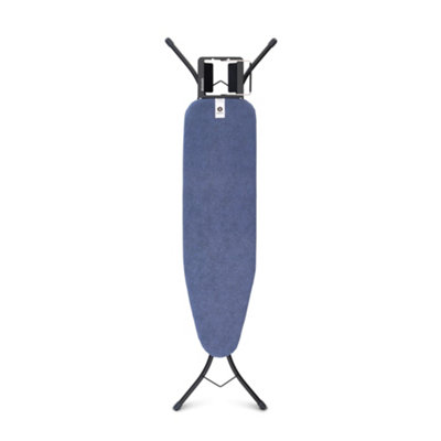 B&Q -  Denim Blue Ironing Board (L)110Cm (W)30Cm