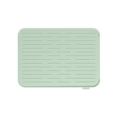 Brabantia Silicone Dish Drying Mat, Steel, Mint, 43.8 x 32.5 x 0.9 cm - Image 3