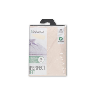 B&Q -  Mixed Neutral Perfect Fit Elasticated Ironing Board Cover (L)147Cm (W)55.5Cm