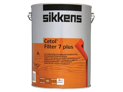 Sikkens Cetol Filter 7 Plus Translucent Woodstain Oak 5 Litre Light