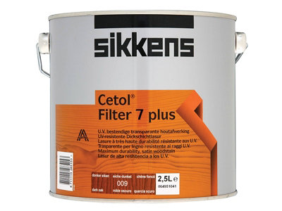 Sikkens Cetol Filter 7 Plus Translucent Woodstain Oak 5 Litre Dark
