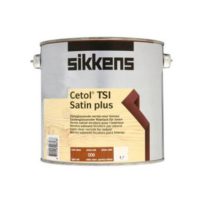 B&Q -  Cetol Tsi Satin Plus Woodstain Paint1 LitreLight Oak (006)