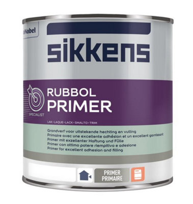 B&Q -  Rubbol Primer Plus Paint5 LitreWhite