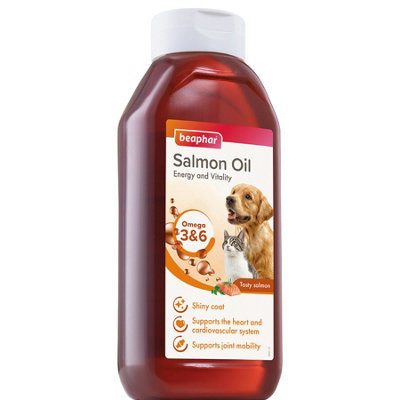 Beaphar Dog Salmon Oil Supplement 430Ml from B&Q