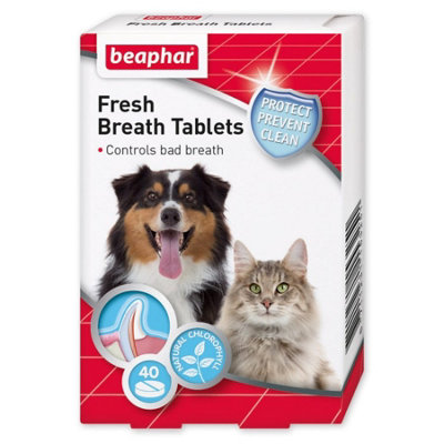 Beaphar Dog & Cat Fresh Breath 40 TabletsPack Of 6 from B&Q