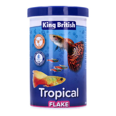King British Tropical Fish Flake 2 x 200g Pack of 2 400g total Aquarium Food - Image 4