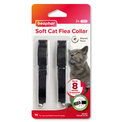 Beaphar Soft Velvet Flea Collar For Cats Twin Pack 30Cm Repels Fleas - Image 7
