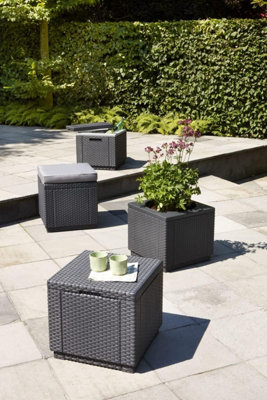 Keter Ice Cube Cool Box Graphite from B&Q