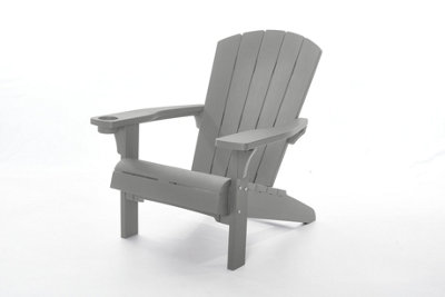 Keter Alpine Grey Adirondack Chair Set Of 2 - Image 5