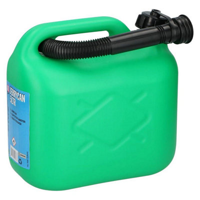5L Fuel Jerry Can Petrol Diesel Car Spout Nozzle Lawnmower Motorbike Motorcycle from B&Q
