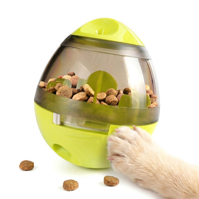 Geezy Interactive Treat Dispensing Ball Toy For Dogs Puppies Pets Puzzle Slow Feeder from B&Q