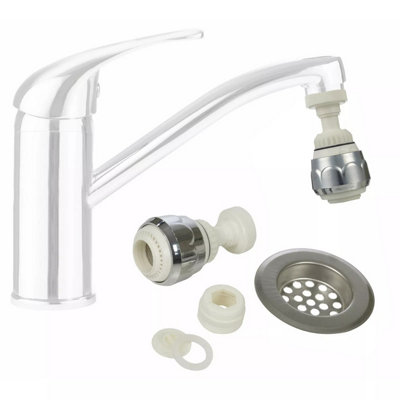 B&Q -  360 Adjustable Water-Saving Tap Aerator With Filter