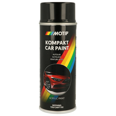 Motip Kompakt Black Metallic 400Ml from B&Q