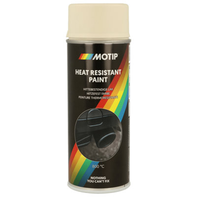 Motip Heat Resistant Broken White High Temp Untreated Treated 400Ml from B&Q
