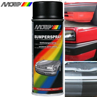 Motip Black Plastic Bumper Structure Repair Fast Drying 400Ml from B&Q