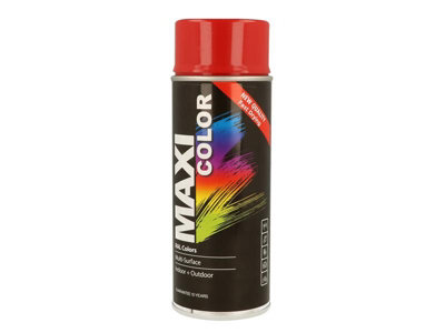Maxicolor Red Spray Paint Gloss Flame 400Ml Mx3000 - Image 8